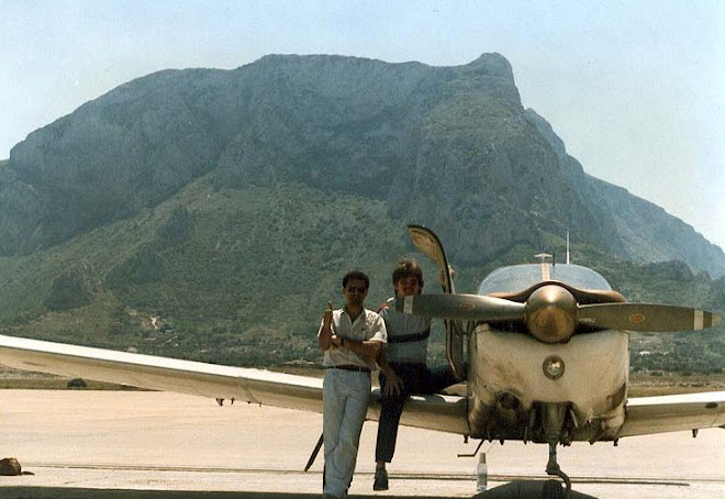 Palermo Punta Raisi Airport, Sicilia in May 1986.
