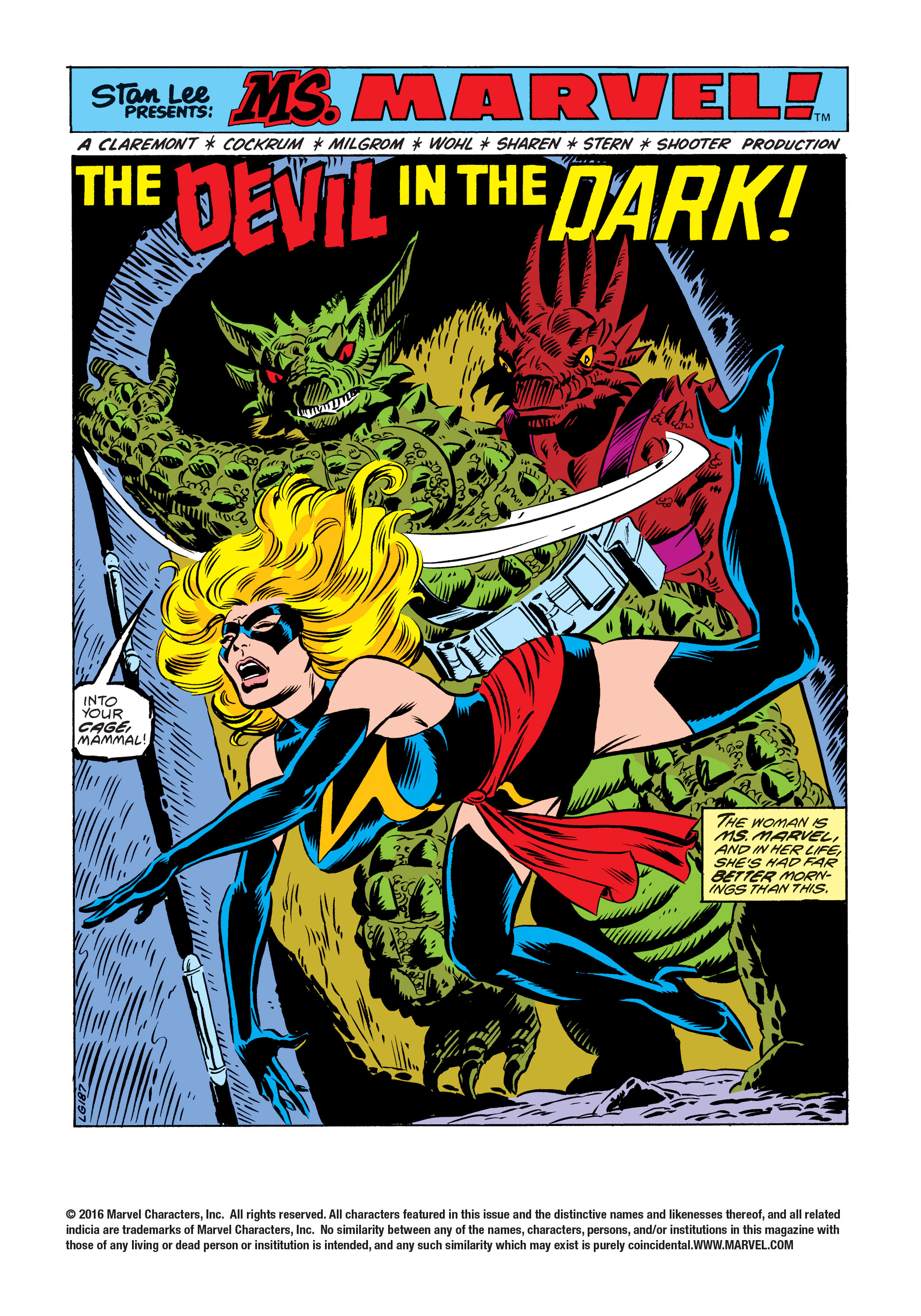 Read online Ms. Marvel (1977) comic -  Issue #21 - 2