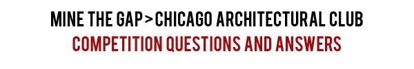 Mine The Gap: Chicago Prize 2010