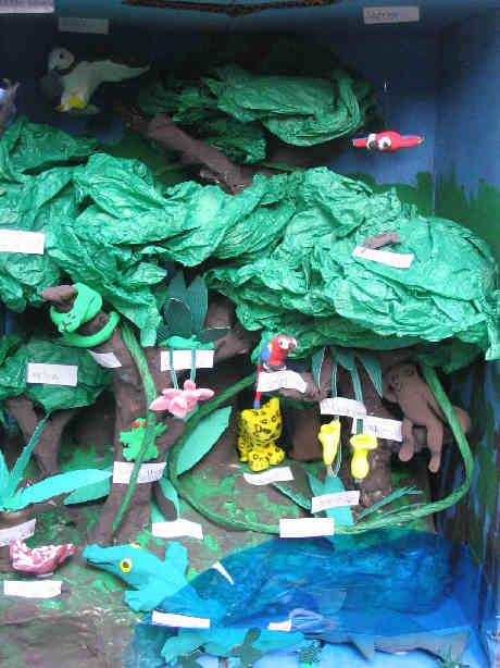 in all honesty: the genesis of a rainforest diorama