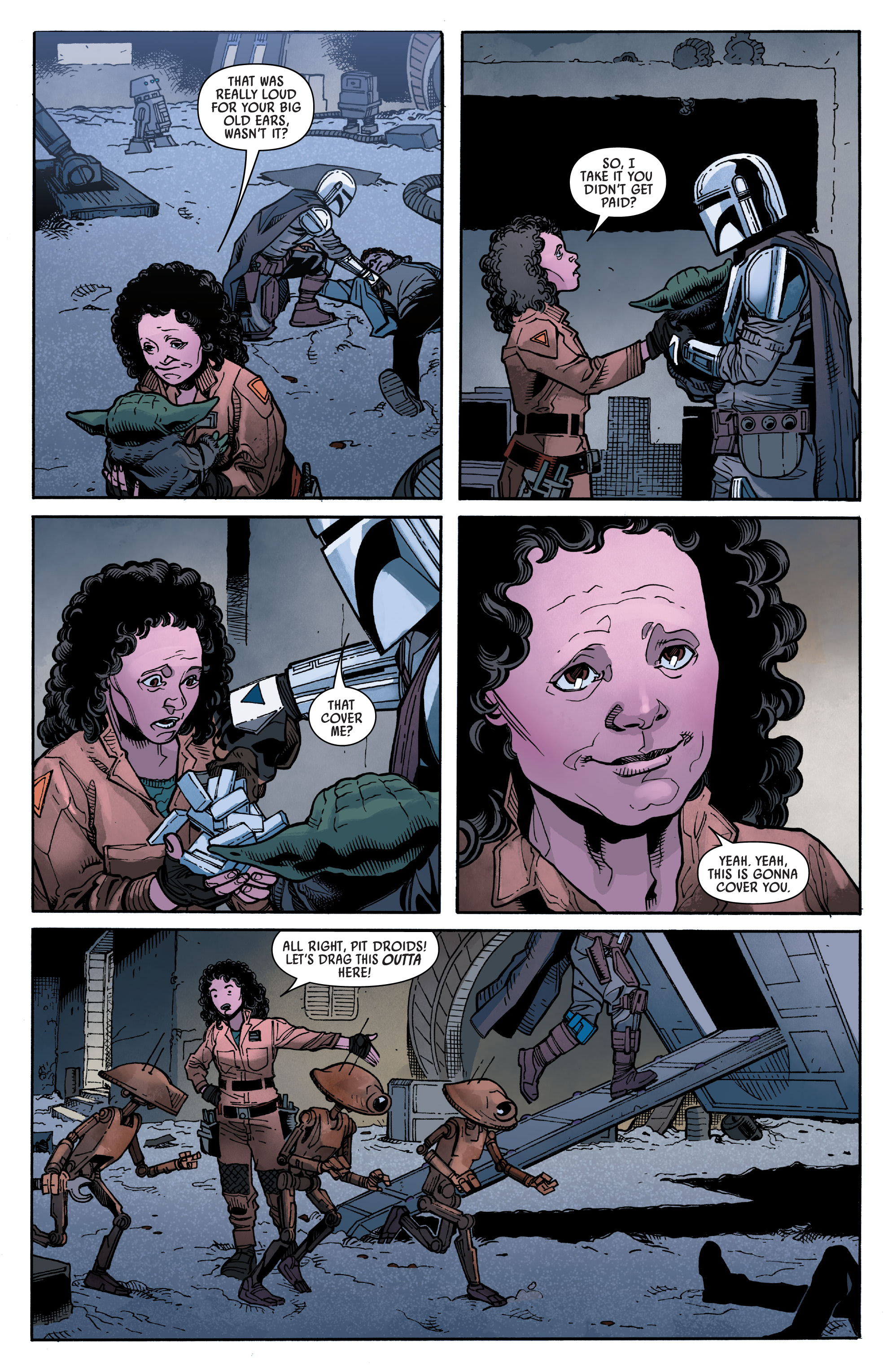 Read online Star Wars: The Mandalorian comic -  Issue #5 - 32