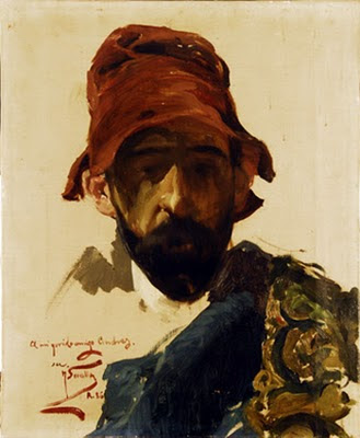 Estudio  de Hombre, Joaquín Sorolla Bastida, Joaquín Sorolla y Bastida, Retratos de Joaquín Sorolla, Joaquín Sorolla, Pintor español, Retratista español, Pintores Valencianos