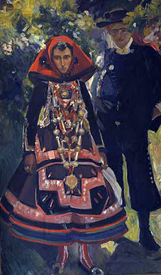 Pareja de novios Pareja de novios, Joaquín Sorolla Bastida, Joaquín Sorolla y Bastida, Retratos de Joaquín Sorolla, Joaquín Sorolla, Pintor español, Retratista español, Pintores Valencianos