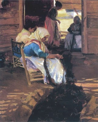 Remendando las redes, Joaquín Sorolla Bastida, Retratos de Joaquín Sorolla, Joaquín Sorolla y Bastida, Joaquín Sorolla, Pintor español, Retratista español, Pintores Valencianos