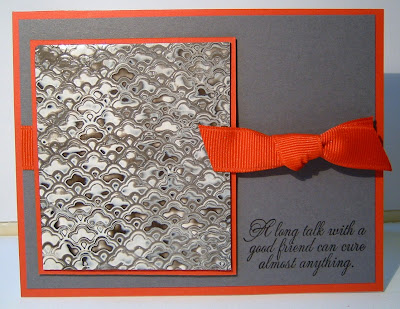 Erin K Creations: Mokume Gane card