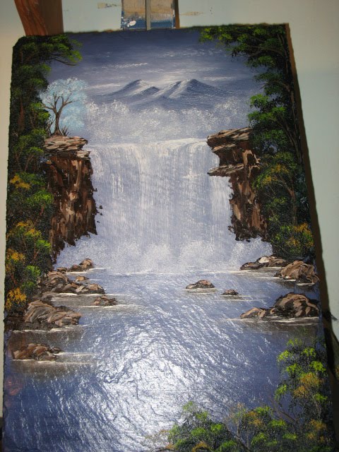 Purple Mtns Waterfall