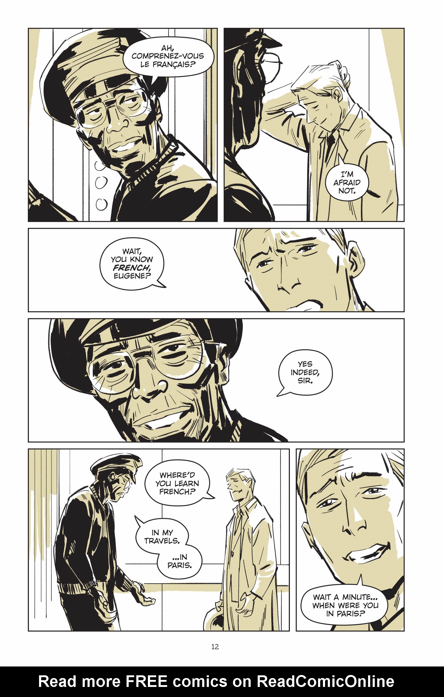 Read online Now Let Me Fly: A Portrait of Eugene Bullard comic -  Issue # TPB (Part 1) - 19