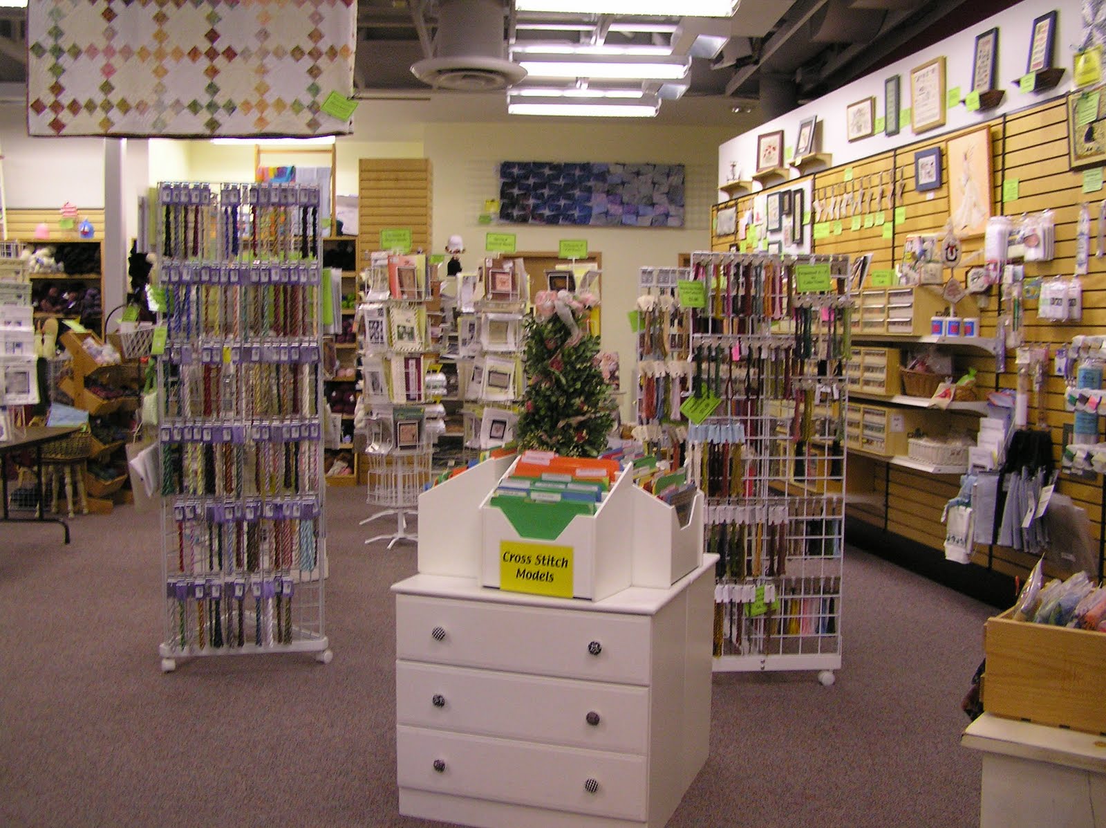 Stitching the Night Away in Illinois Stitcher's Crossing, Madison WI