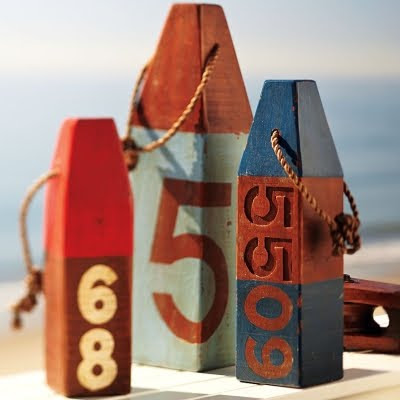 Wooden Lobster Buoys
