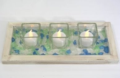 sea glass tray
