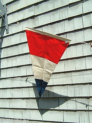 vintage nautical signal flag