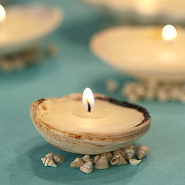 How to Make Seashell Candles