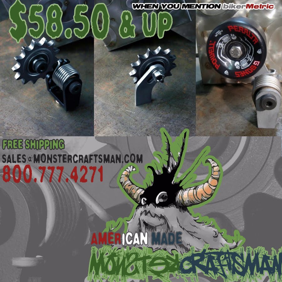 bobber and chopper chain tensioners