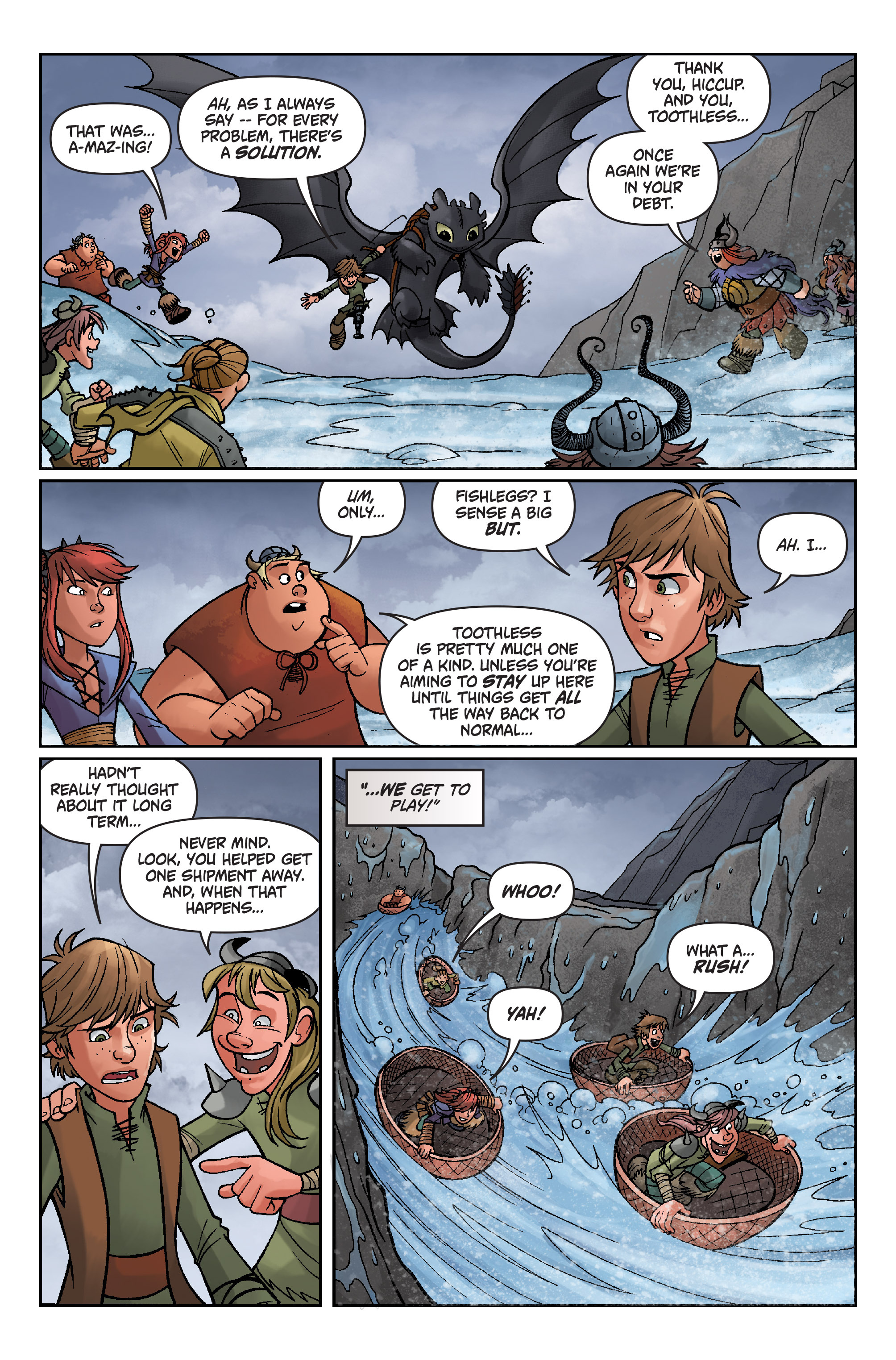 Read online DreamWorks Dragons: Defenders of Berk Collection: Fire & Ice comic -  Issue # TPB - 100
