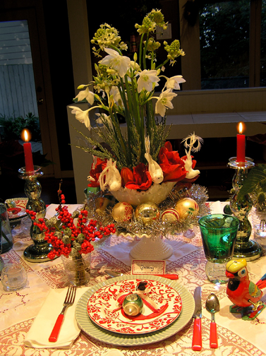 Robin Wood Flowers: Holiday Tables
