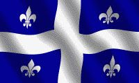 color image of the Quebec flag