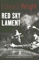 Red Sky Lament by Edward Wright front cover