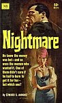 The front cover of 'Nightmare' by Edward S. Aarons.