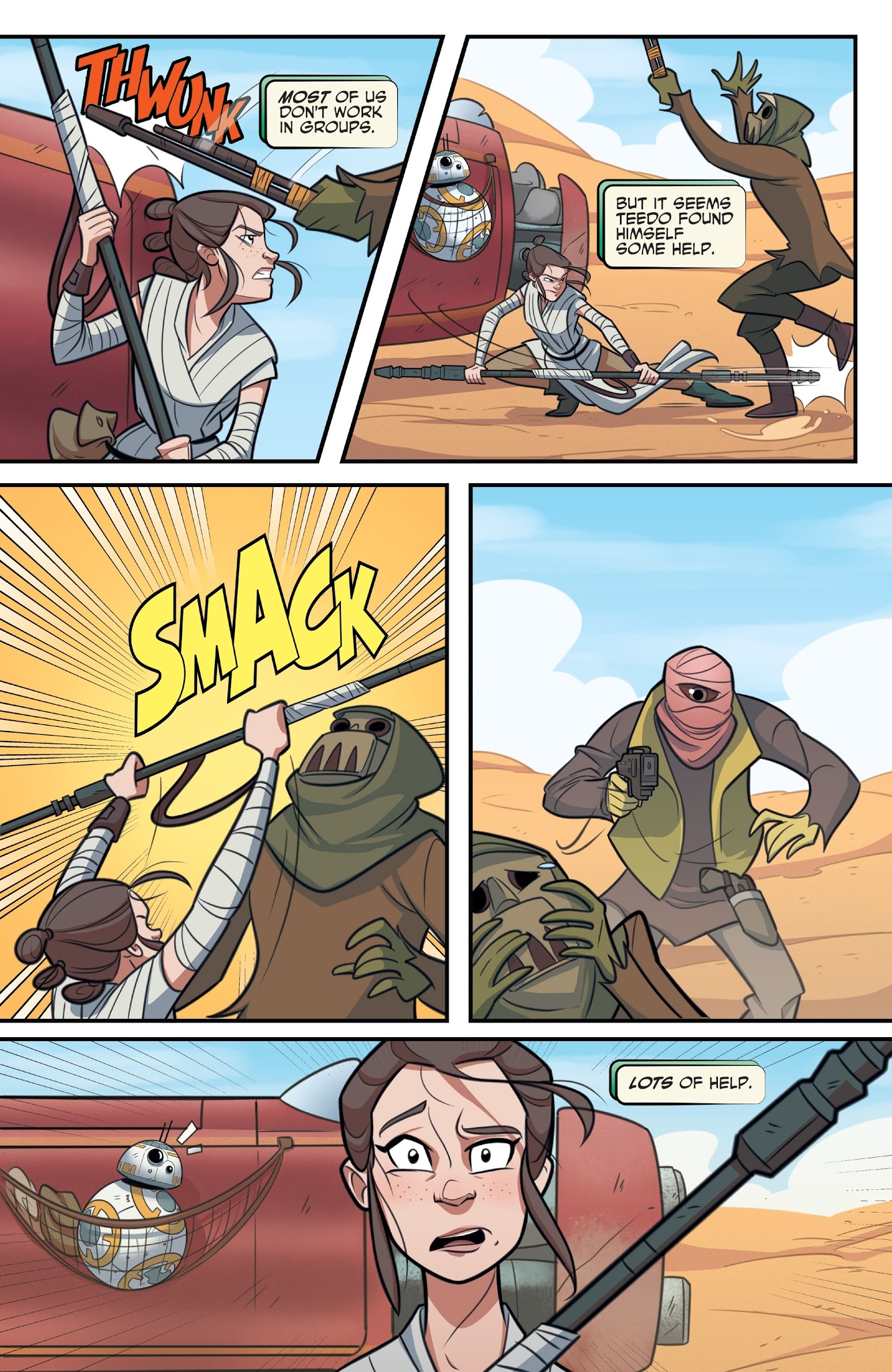 Read online Star Wars Forces of Destiny-Rey comic -  Issue # Full - 16