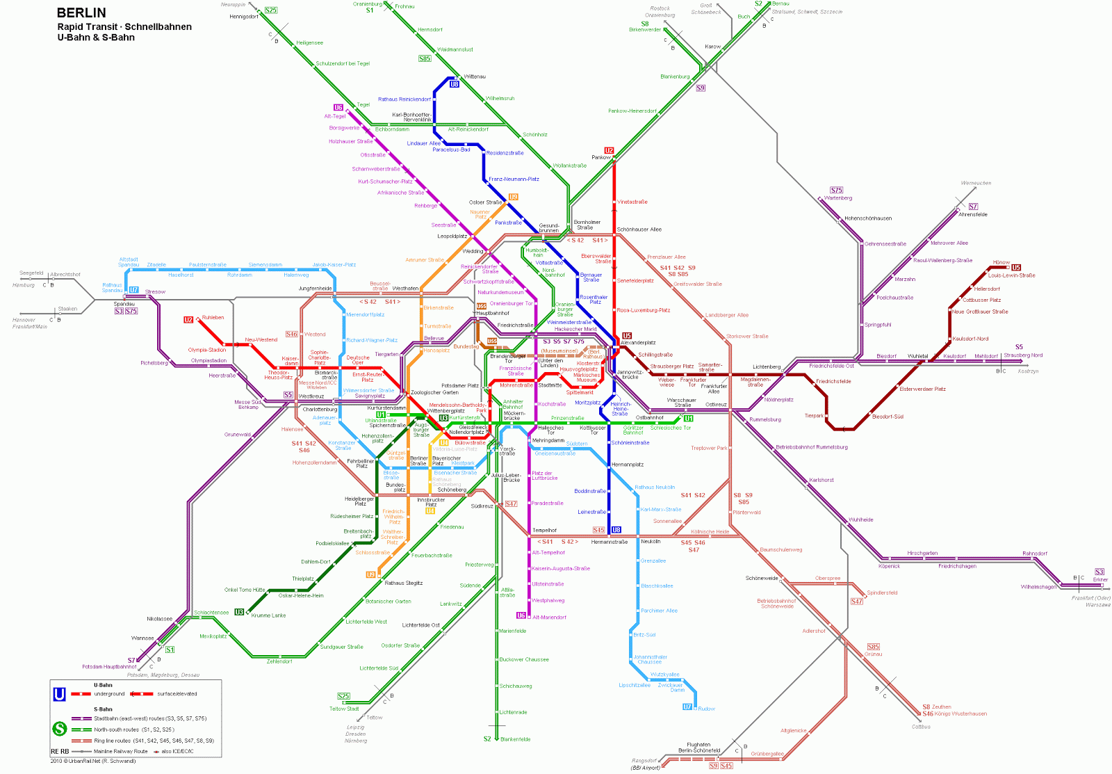 transpress nz: Berlin's metropolitan railways 1961 and now