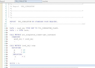 i wish i could........: Singleton class concept in OO abap