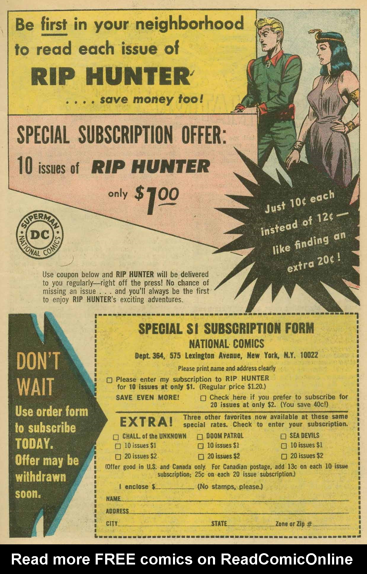 Read online Rip Hunter...Time Master comic -  Issue #20 - 23