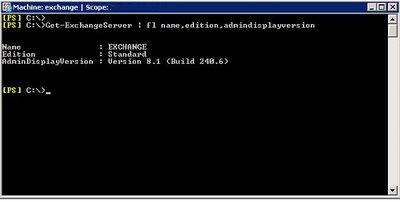 PC Tech Now: How To Find Your Exchange 2007 version