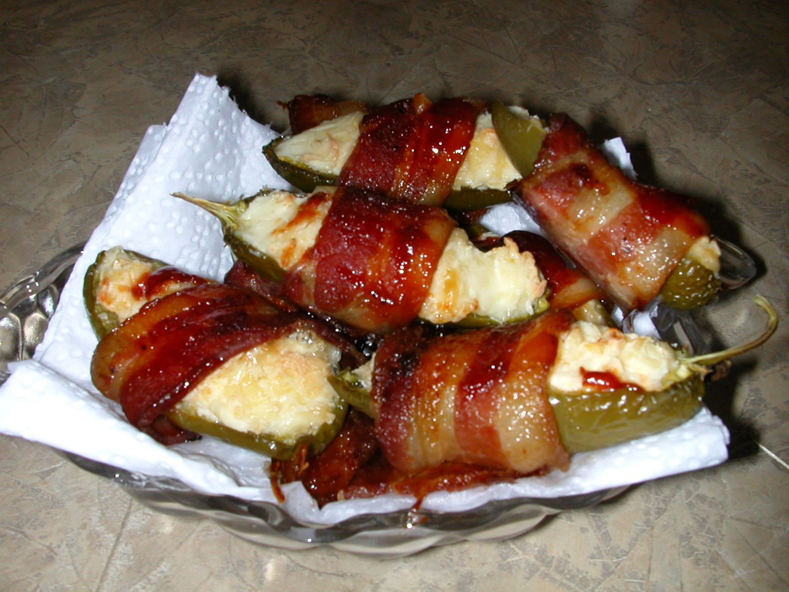 McDermott Family Gluten Free Dairy Free Stuffed Bacon Wrapped Jalapenos