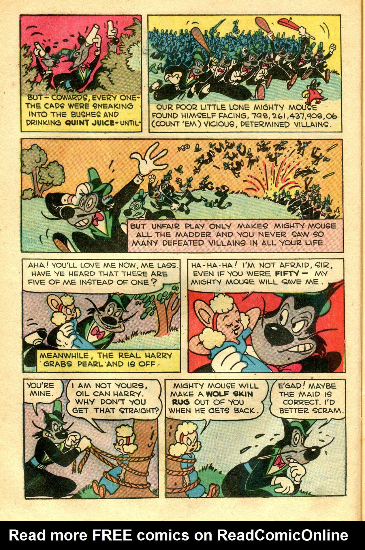 Read online Paul Terry's Mighty Mouse Comics comic -  Issue #14 - 7