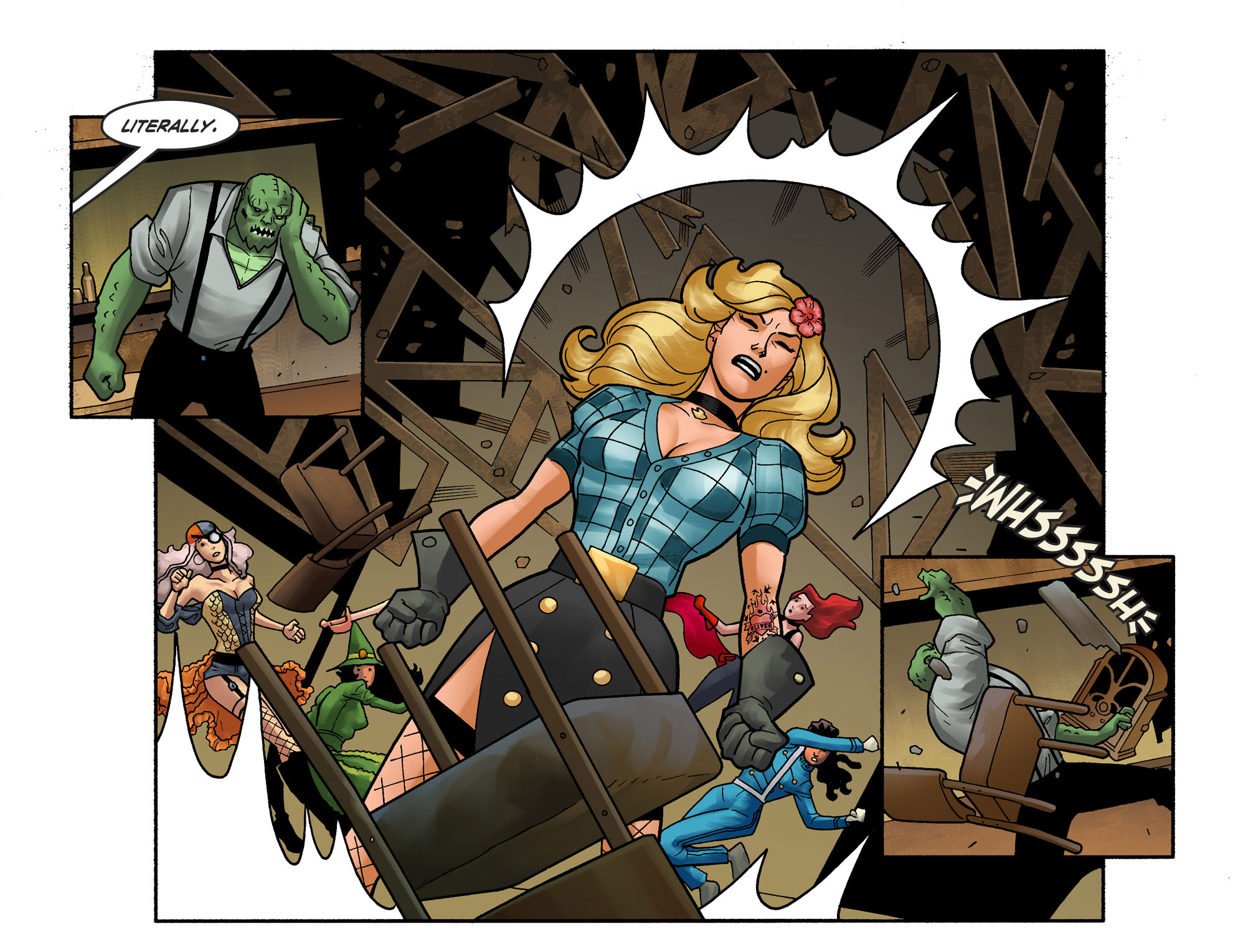 Read online Bombshells: United comic -  Issue #27 - 17
