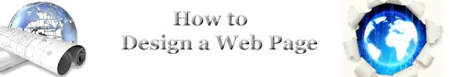 How to design a web Pages