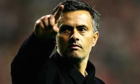 Mourinho during the match against Sevilla in Spanish Cup Semifinal