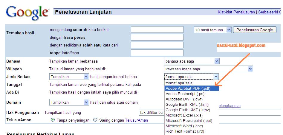 Cara mudah menemukan File Pdf di Google