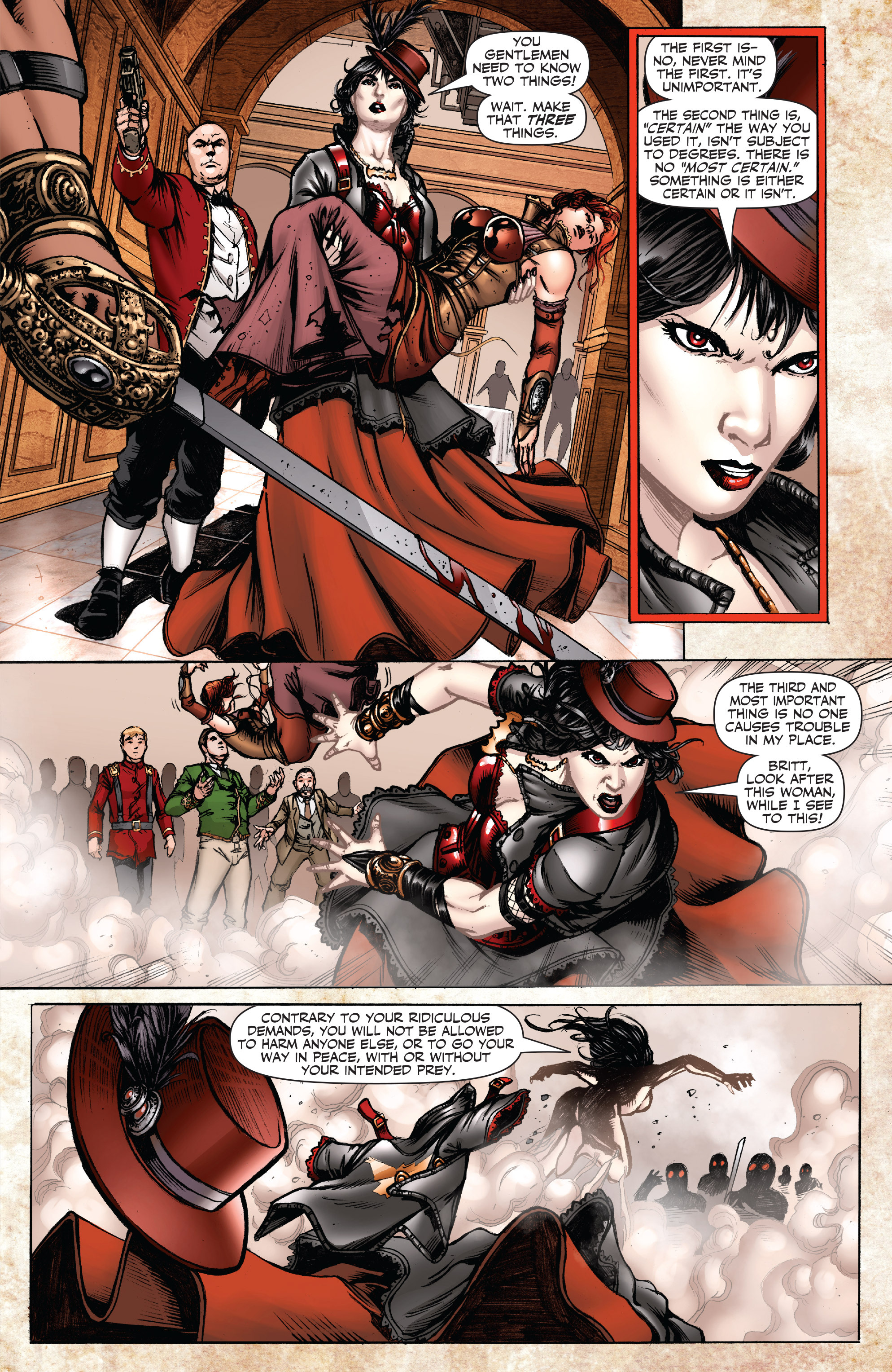 Read online Legenderry: A Steampunk Adventure comic -  Issue #1 - 8