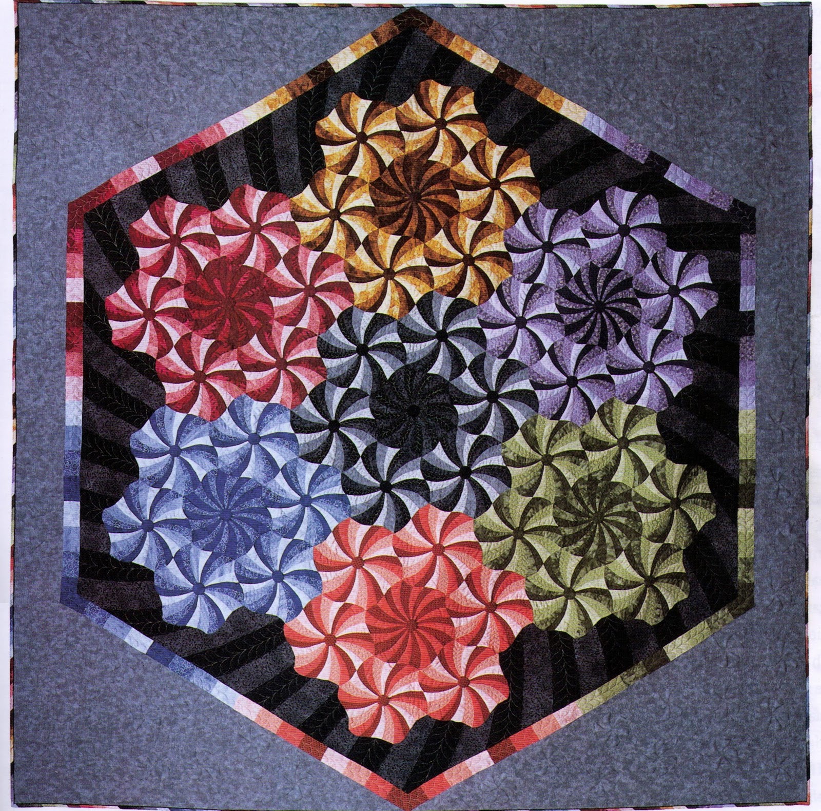 Three Mennonite Quilting Sisters Quilts by Barbara