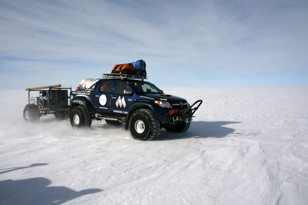 Toyota takes Hilux across Antarctica!