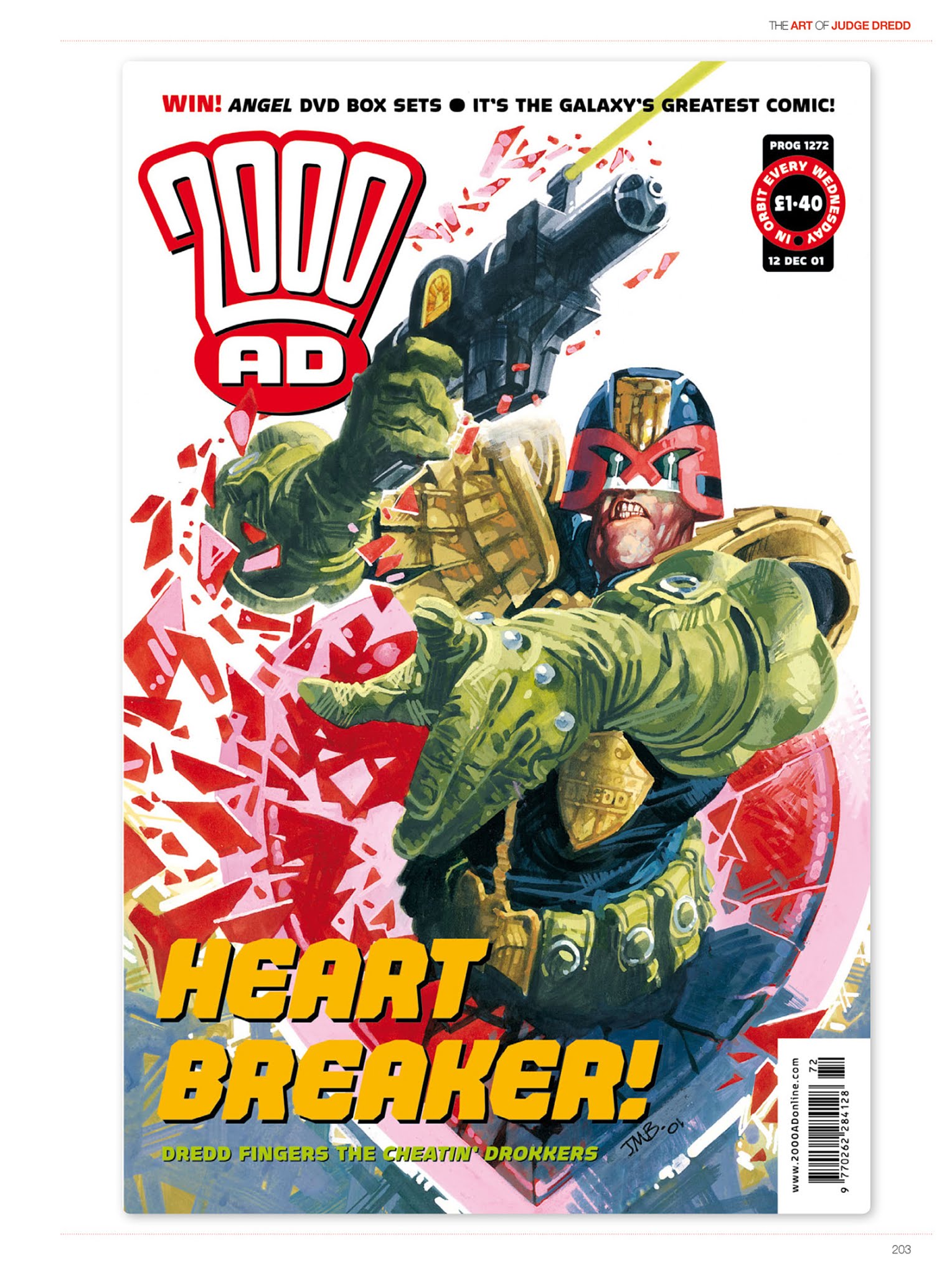 Read online The Art of Judge Dredd: Featuring 35 Years of Zarjaz Covers comic -  Issue # TPB (Part 3) - 24