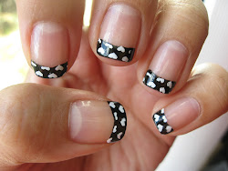 nail tips designs hearts cute nails french manicure