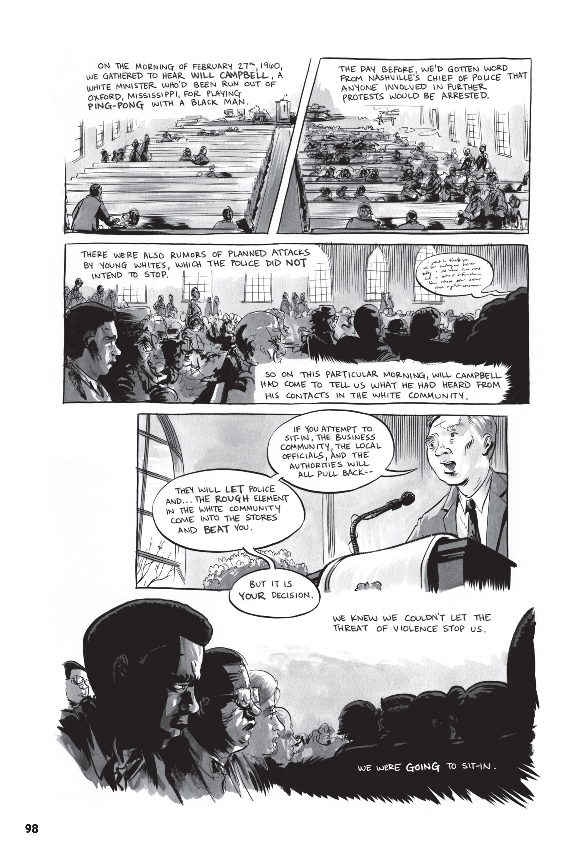 Read online March comic -  Issue #1 - 96