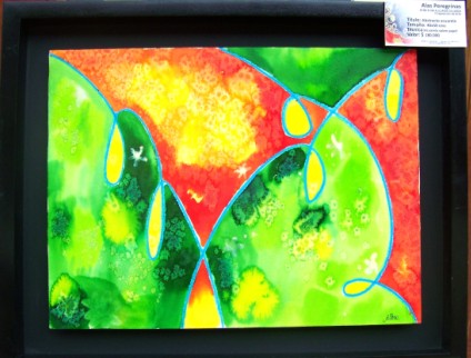 Abstracto Acuarela Verde