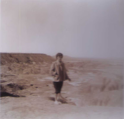 Del at the Painted Desert - 1955