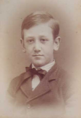 Boy with Bow Tie and Big Ears - CDV