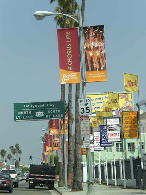 Driving Eastbound Hollywood Boulevard