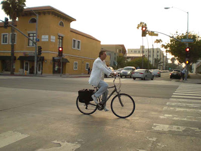 White Rider at Dusk - Santa Monica