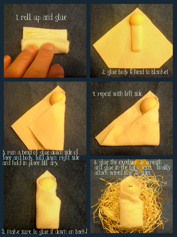 Miracle Body And Paint >> Crafty Sisters: A Baby Jesus Ornament Miracle Body And Paint >> Crafty Sisters: A Baby Jesus Ornament