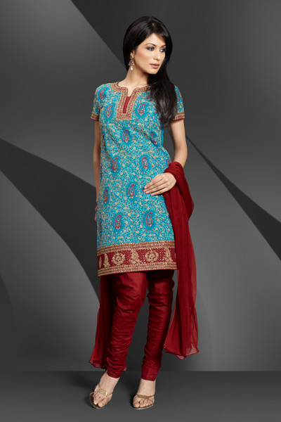 Skin Tight Churidars, Silk Shining Churidars for Modern Girls 2011, salwar suit designs