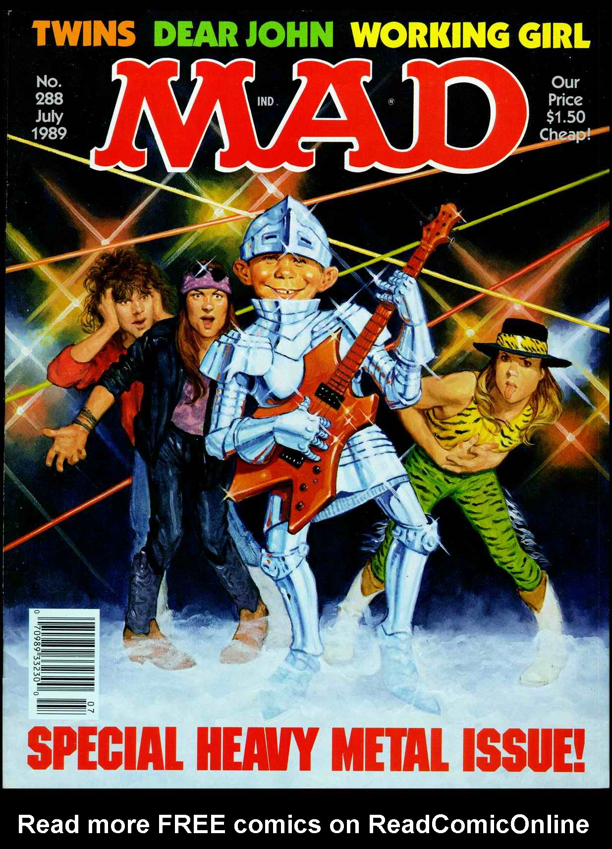 Read online MAD comic -  Issue #288 - 1