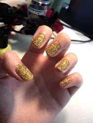 dip nails glitter diy