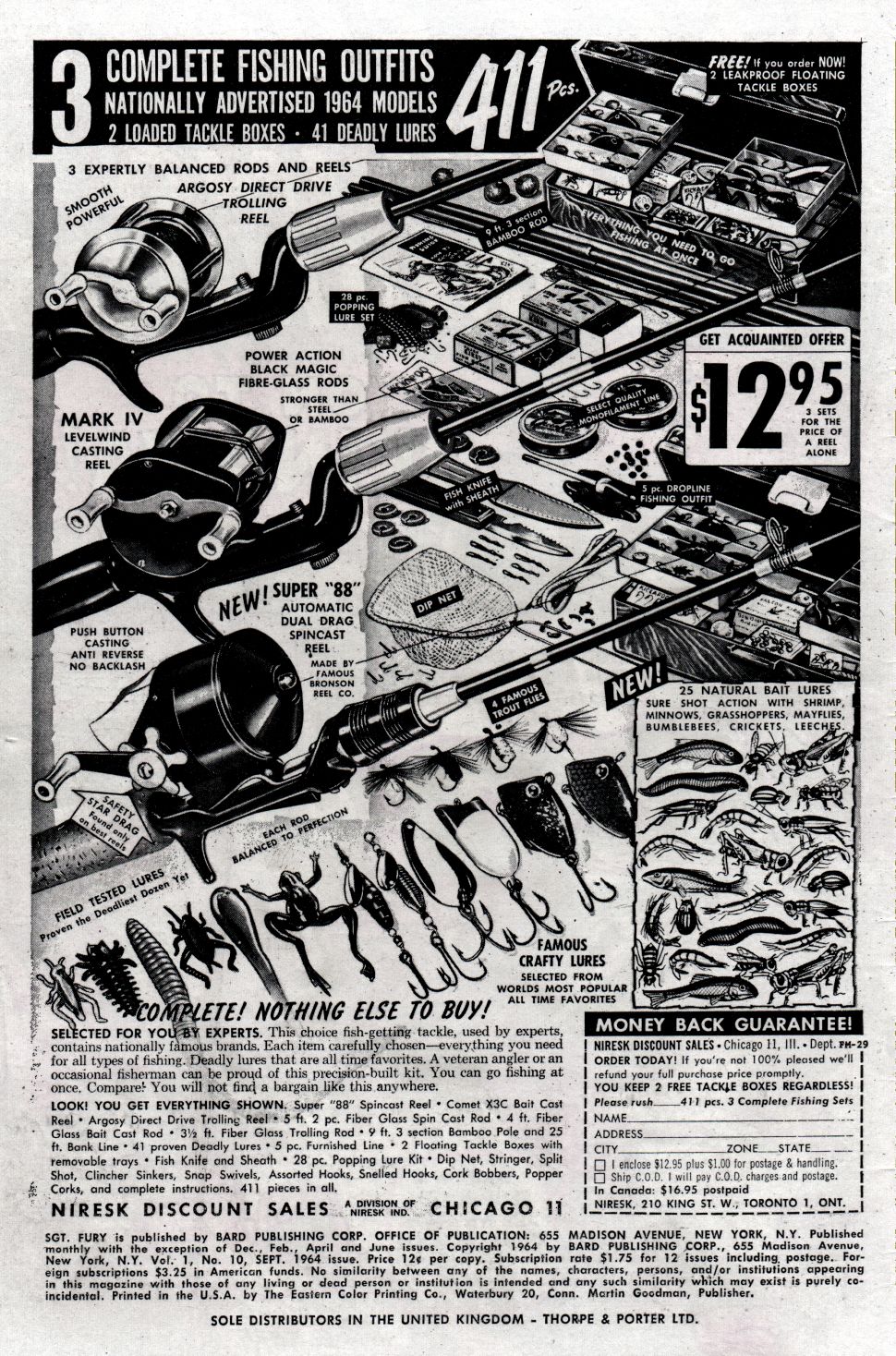 Read online Sgt. Fury comic -  Issue #10 - 2