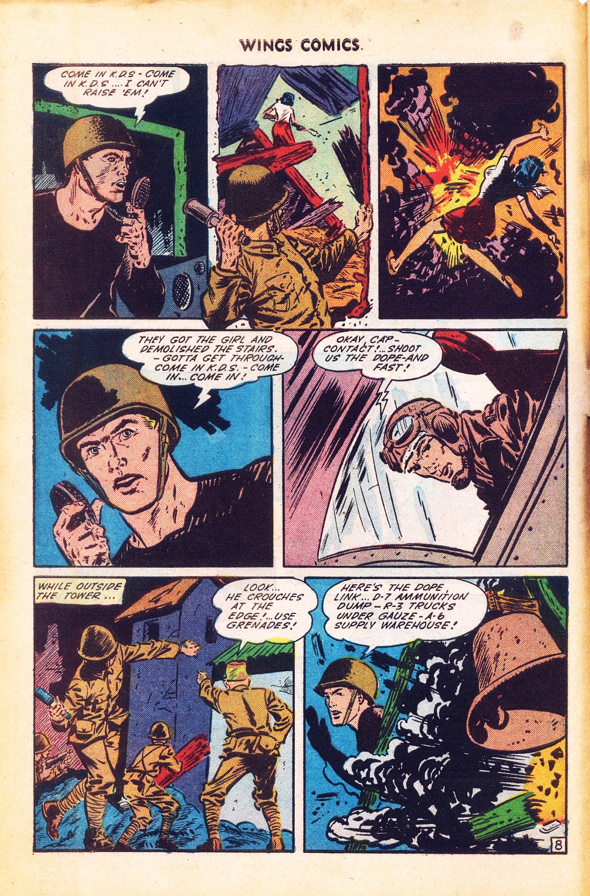 Read online Wings Comics comic -  Issue #51 - 10